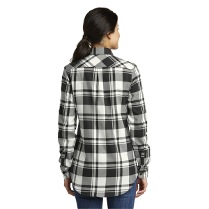 Port Authority Women's Plaid Flannel Tunic .