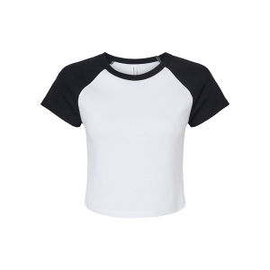 Bella + Canvas Ladies' Micro Ribbed Raglan Baby T-Shirt