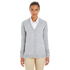 Harriton Ladies' Pilbloc™ V-Neck Button Cardigan Sweater